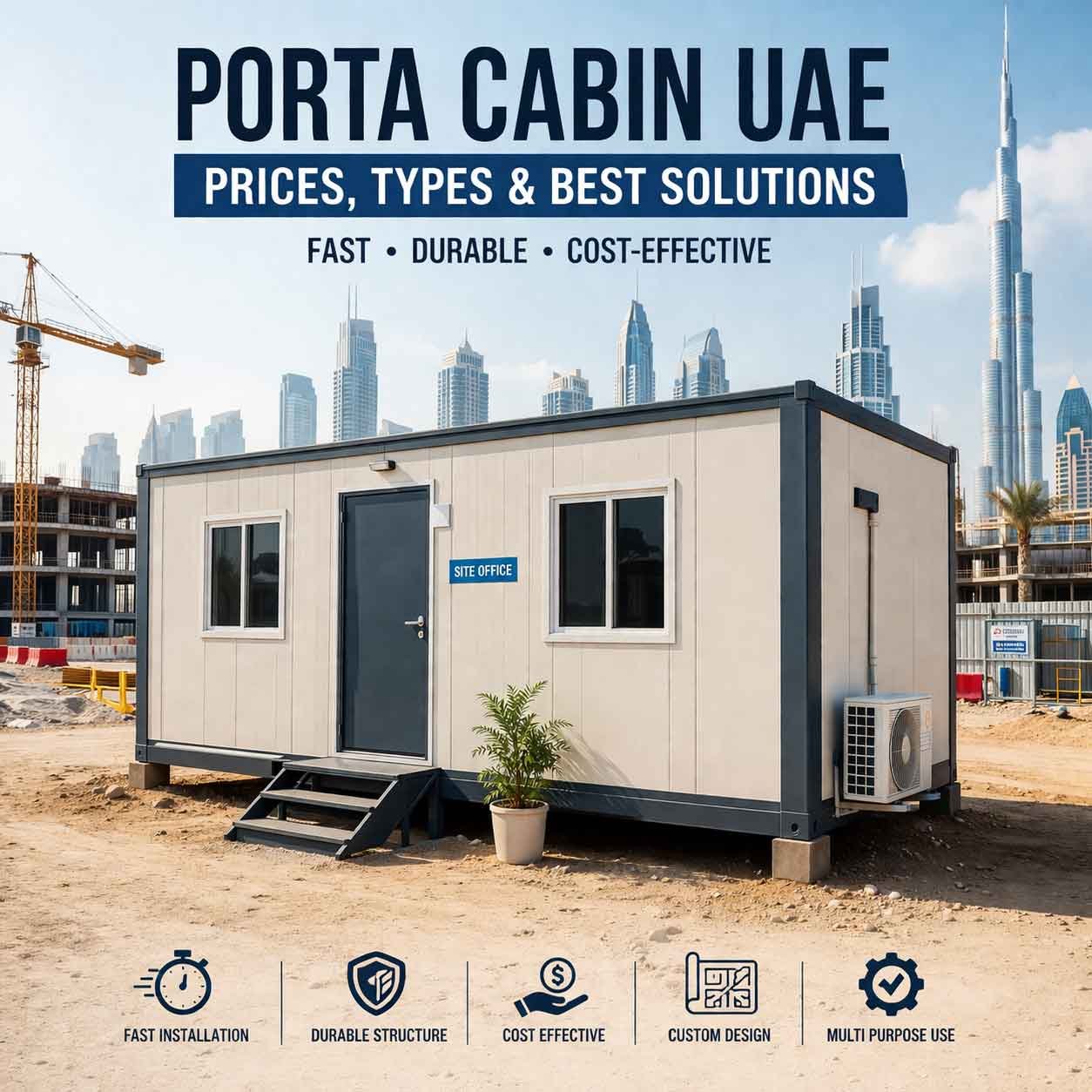 Compare custom portacabins in Dubai by size, insulation, fit-out and features. Understand what affects the final price before you buy.